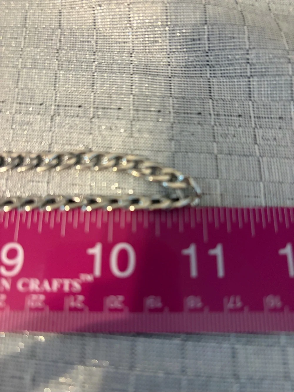 Classic Silver-Tone Curb Chain Necklace